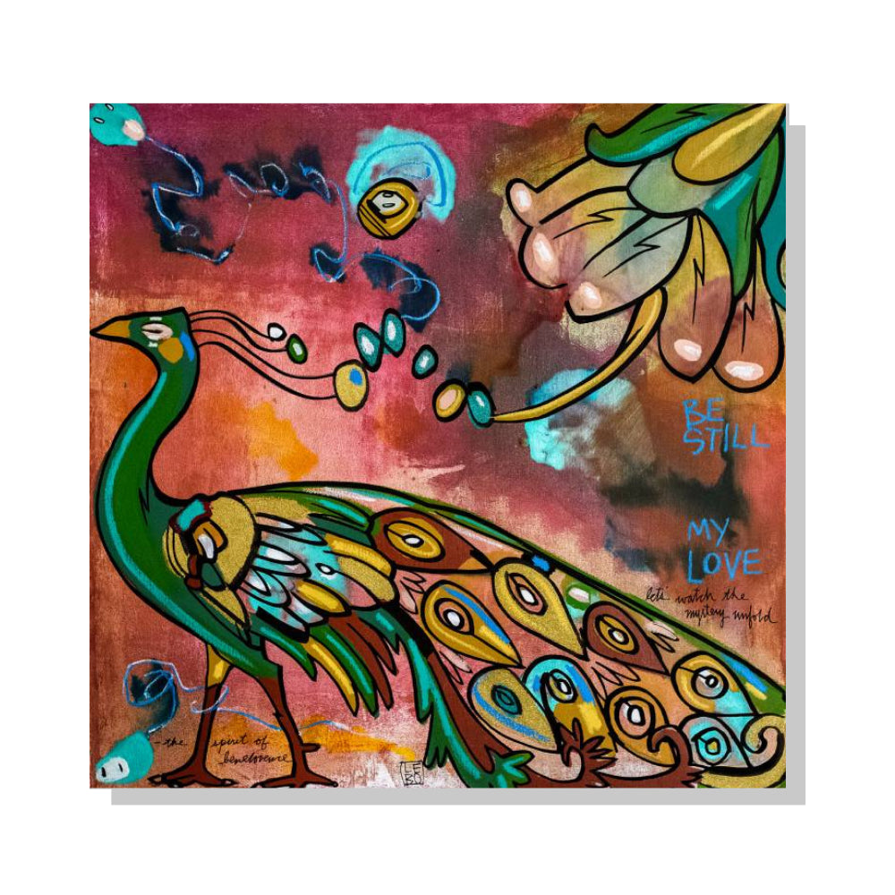 Be Still My Love - Lebo Steel Mineral Print